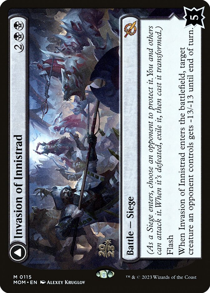Invasion of Innistrad // Deluge of the Dead (March of the Machine Promos #115s)