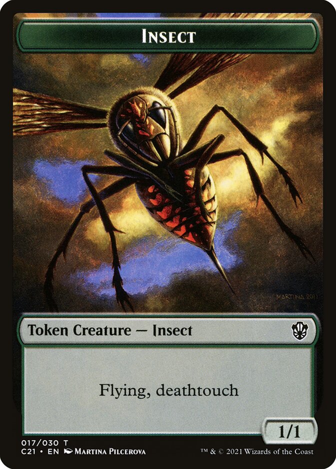 Insect (Commander 2021 Tokens #17)