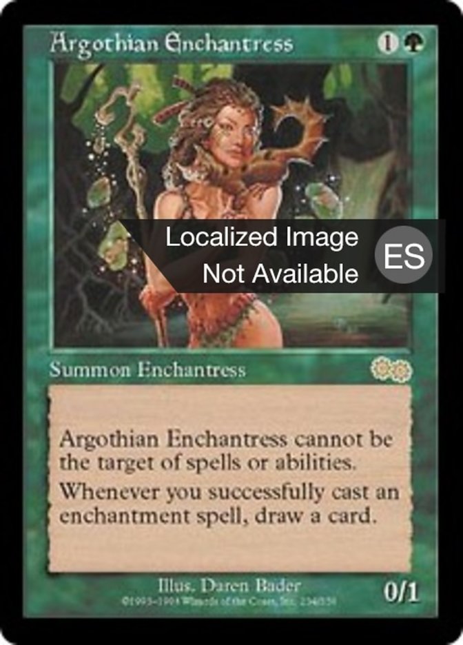 Argothian Enchantress (Urza's Saga #234)