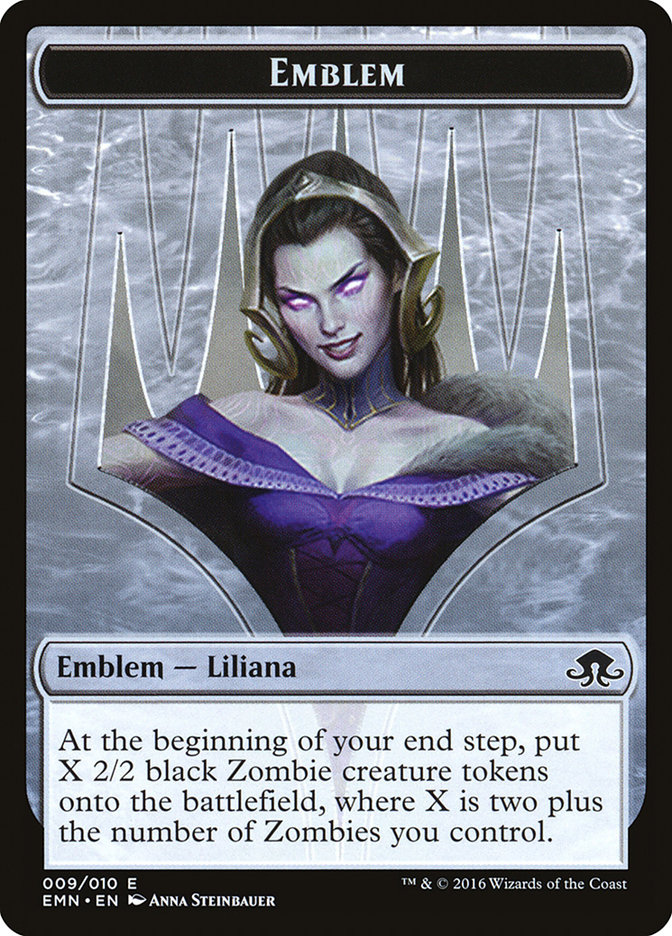 Liliana, the Last Hope Emblem (Eldritch Moon Tokens #9)