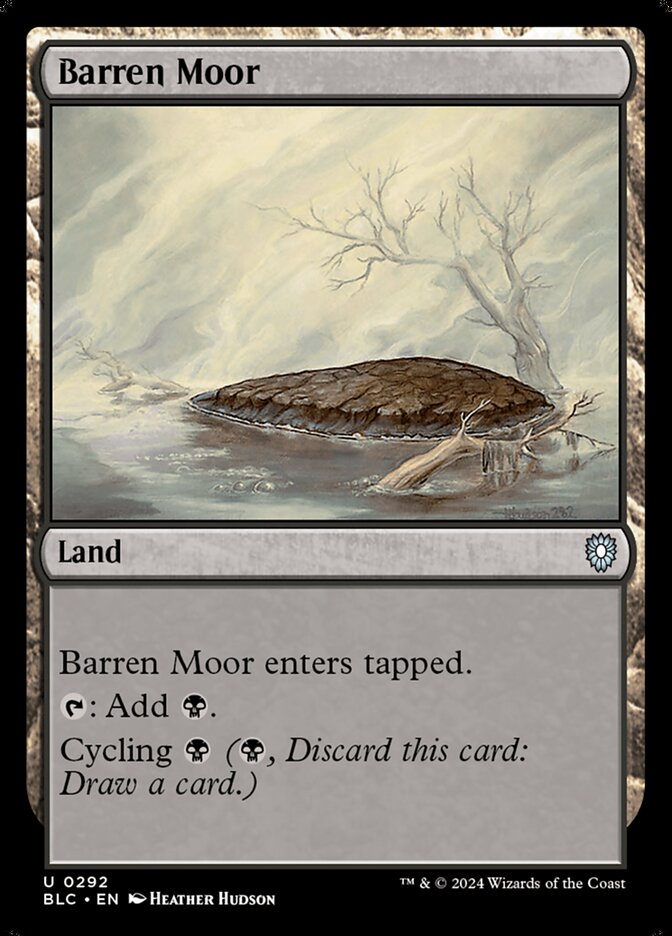 Barren Moor (Bloomburrow Commander #292)