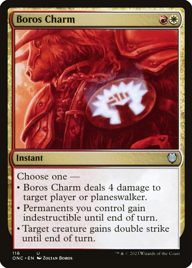 Boros Charm (Phyrexia: All Will Be One Commander #116)