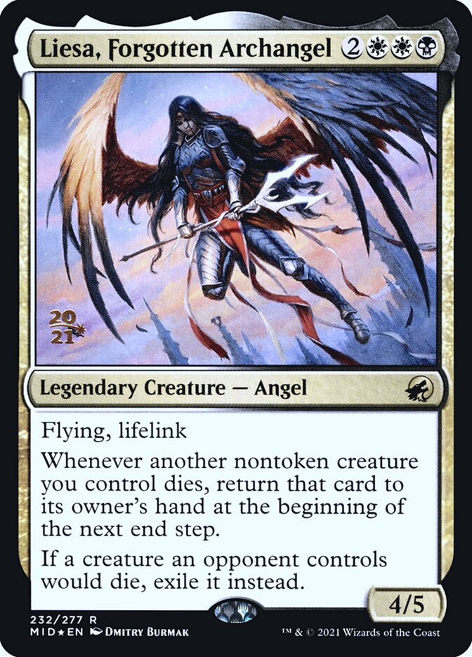 Liesa, Forgotten Archangel (Innistrad: Midnight Hunt Promos #232s)