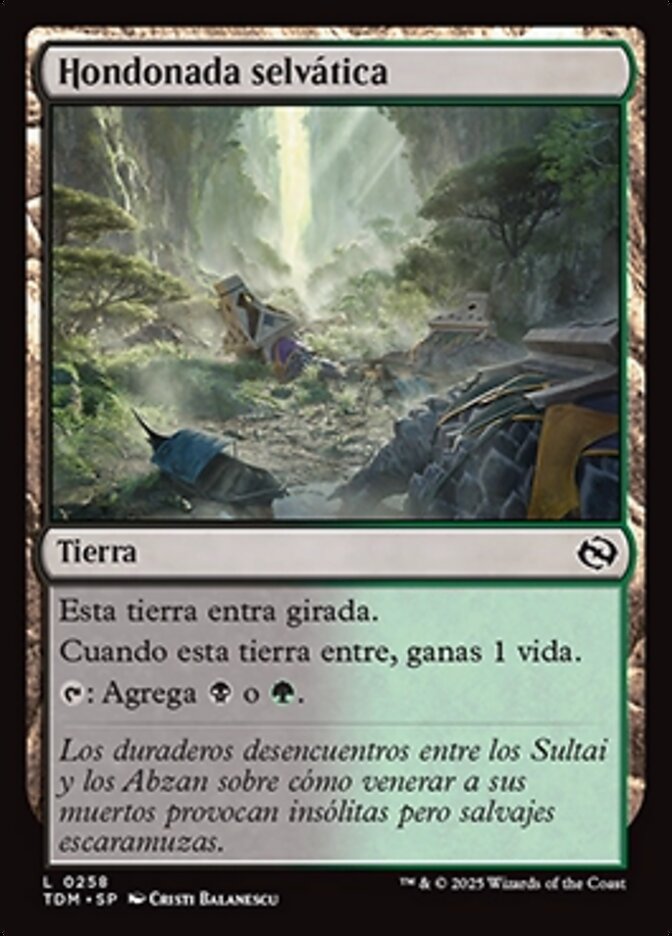 Hondonada selvática