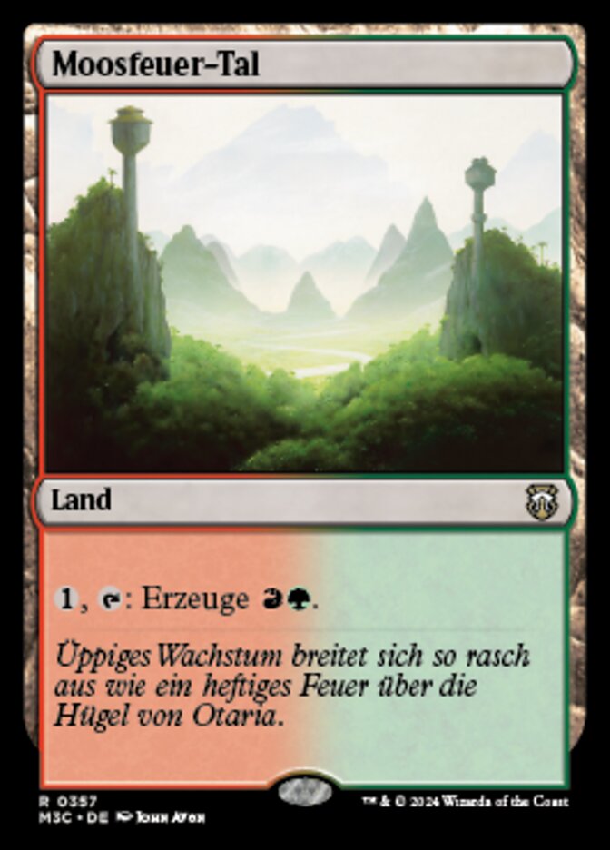 Mossfire Valley (Modern Horizons 3 Commander #357)