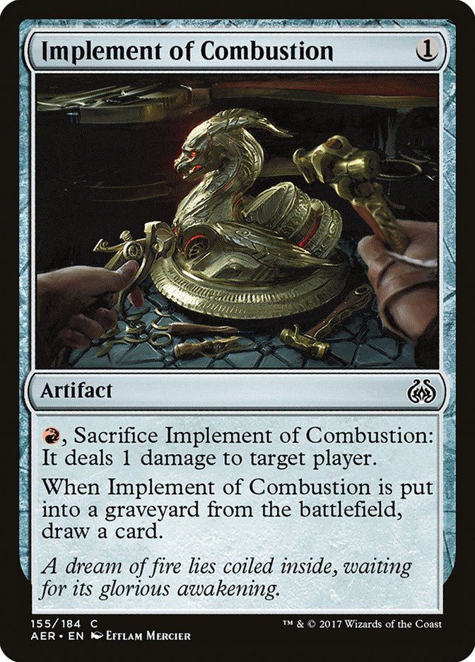 Implement of Combustion (Aether Revolt #155)