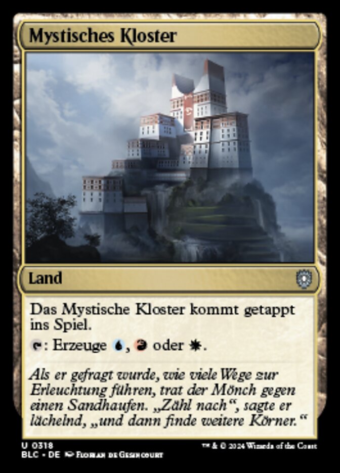 Mystic Monastery (Bloomburrow Commander #318)