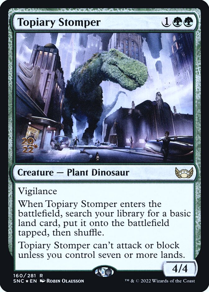 Topiary Stomper (Streets of New Capenna Promos #160s)