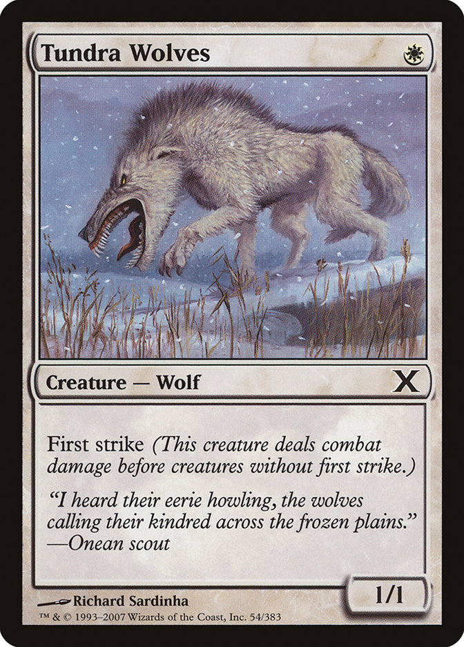 Tundra Wolves · Tenth Edition (10E) #54 · Scryfall Magic The 