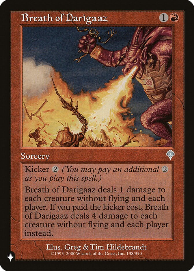 Breath of Darigaaz (The List #INV-138)