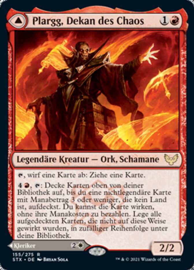 Plargg, Dekan des Chaos