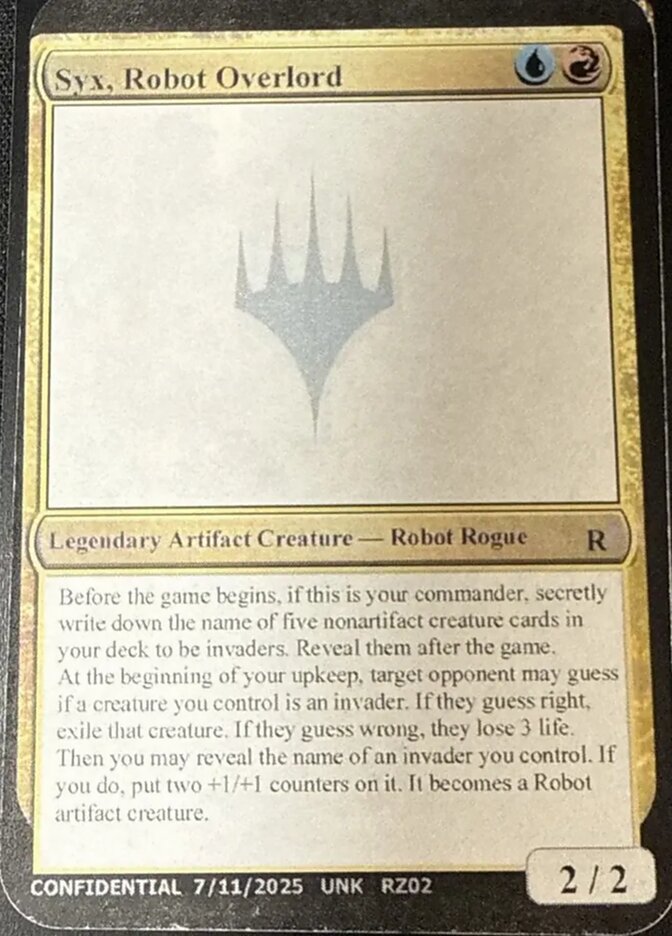 Syx, Robot Overlord MTG card