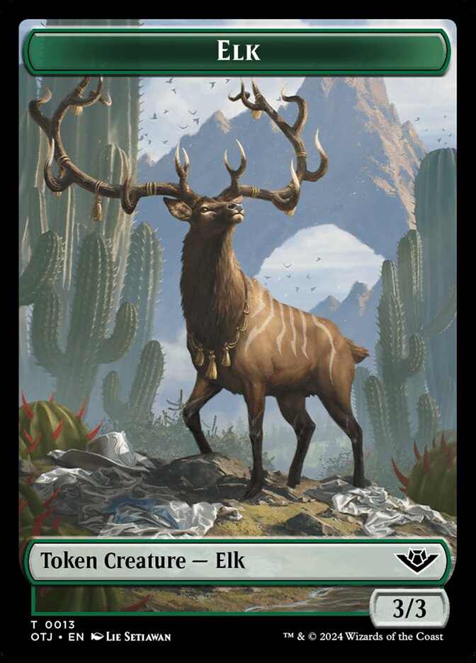 Elk (Outlaws of Thunder Junction Tokens #13)