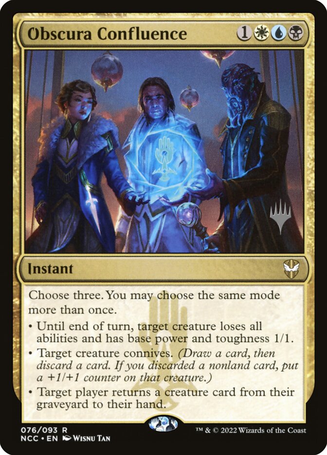 Obscura Confluence (New Capenna Commander Promos #76p)