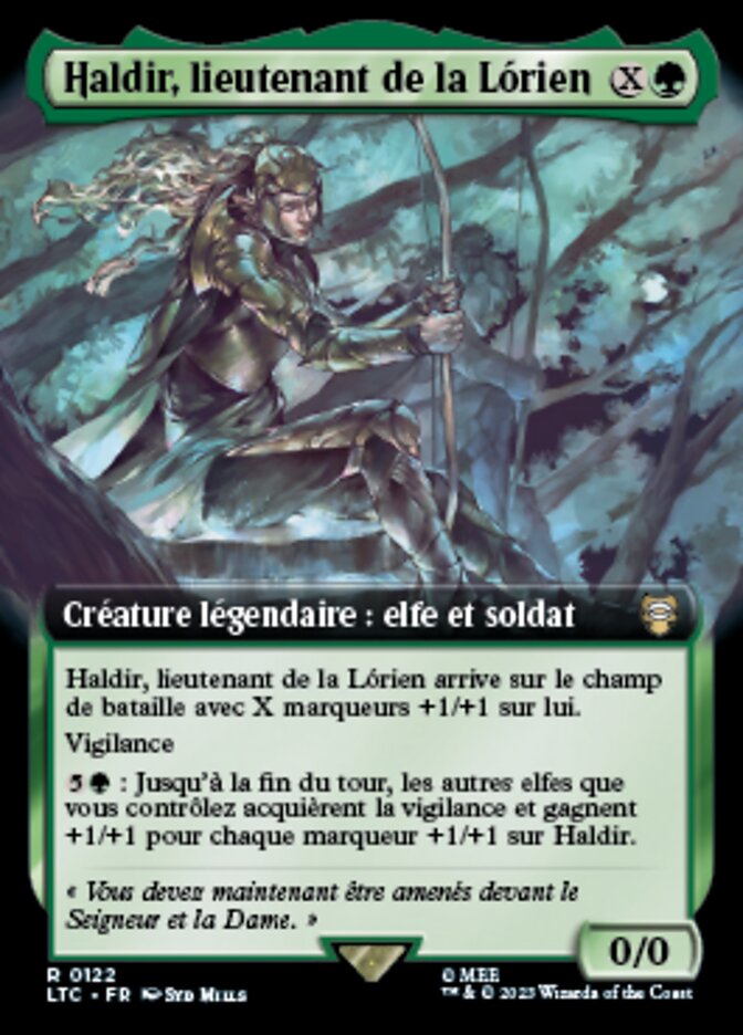Haldir, lieutenant de la Lórien
