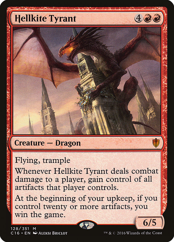 Hellkite Tyrant (Commander 2016 #128)