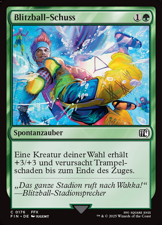 Blitzball-Schuss