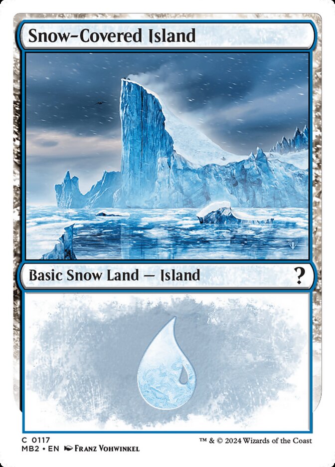 Snow-Covered Island (Mystery Booster 2 #117)