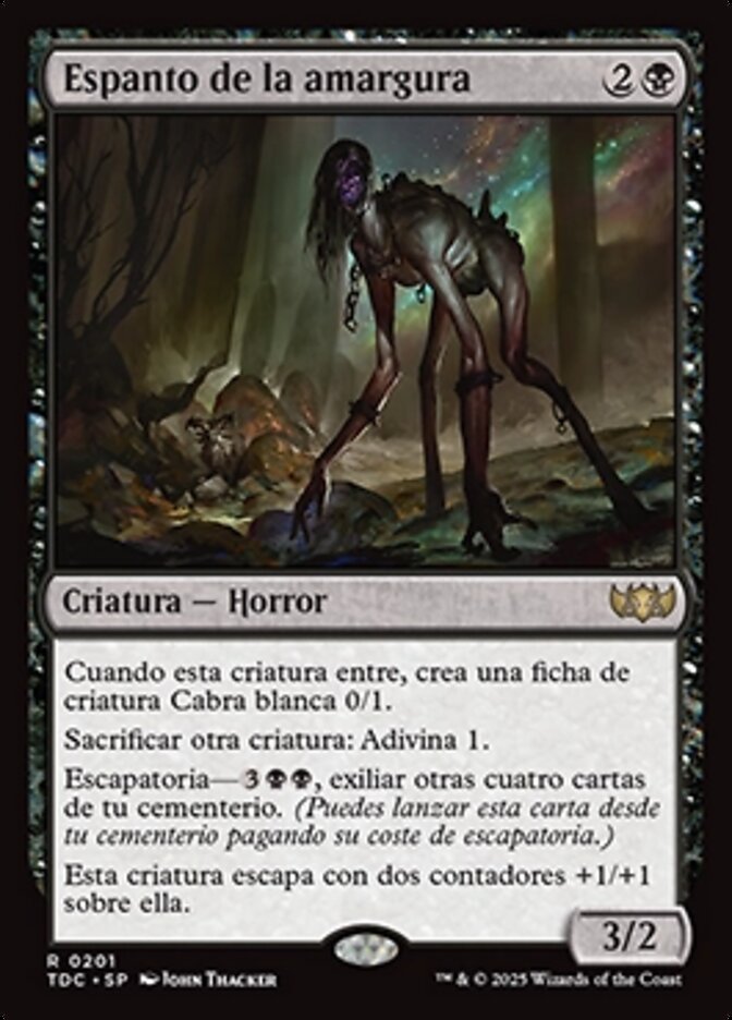 Espanto de la amargura
