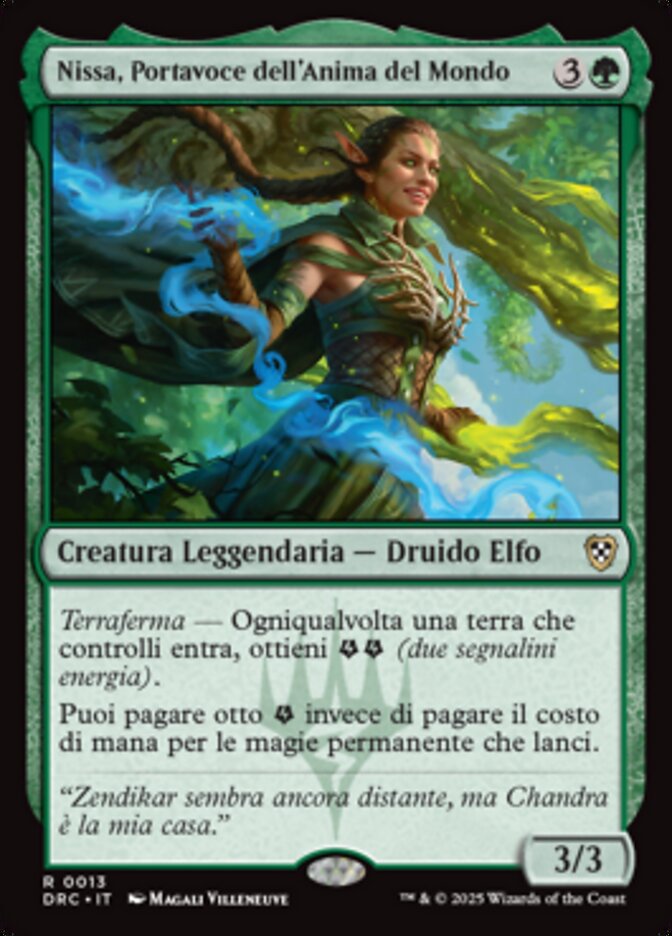 Nissa, Portavoce dell'Anima del Mondo