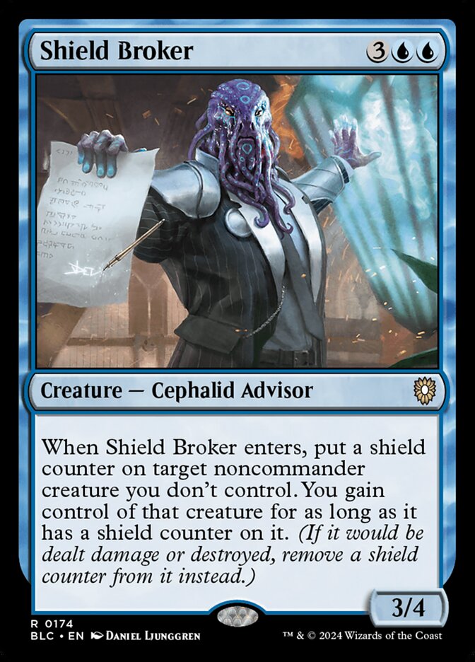 Shield Broker (Bloomburrow Commander #174)