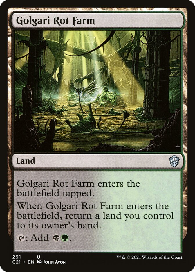 Golgari Rot Farm (Commander 2021 #291)