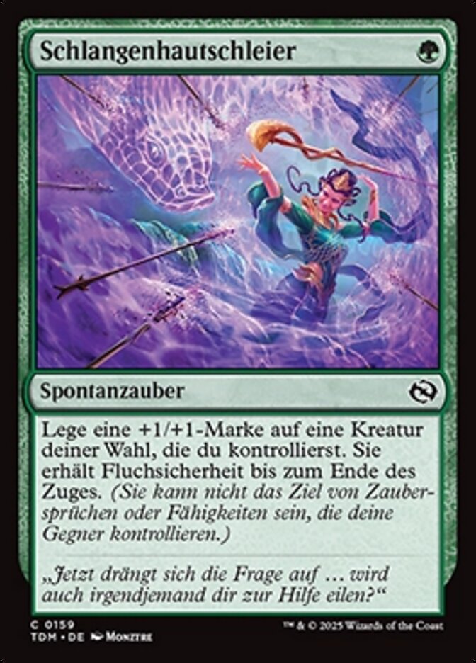 Schlangenhautschleier