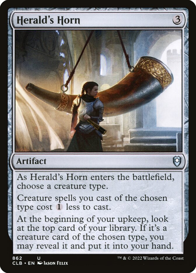 Herald's Horn (Commander Legends: Battle for Baldur's Gate #862)