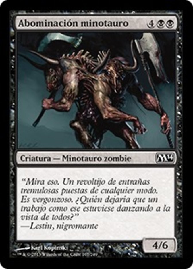 Minotaur Abomination (Magic 2014 #107)