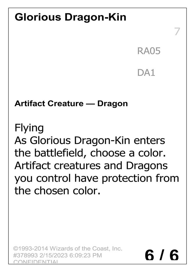 Glorious Dragon-Kin (Unknown Event #RA05a)