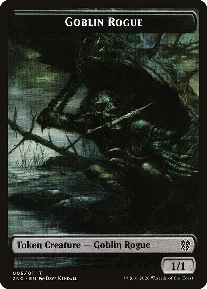 Goblin Rogue (Zendikar Rising Commander Tokens #5)