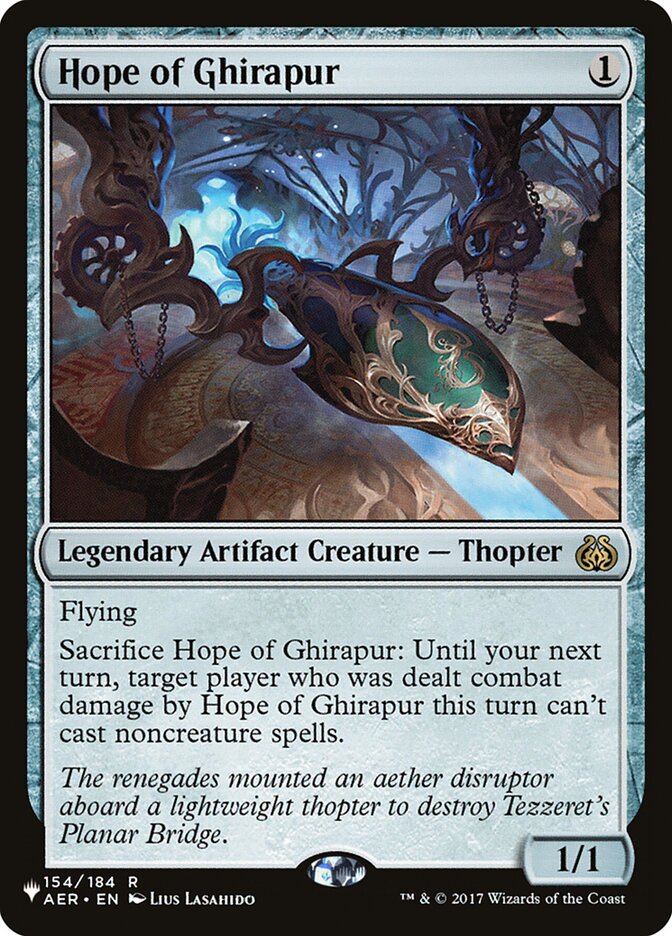 Hope of Ghirapur (The List #AER-154)