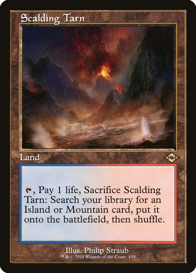 大手販売★☆MTG　沸騰する小湖/Scalding Tarn [土地MR][Expedition]★☆ 全ての商品同梱可能 土地