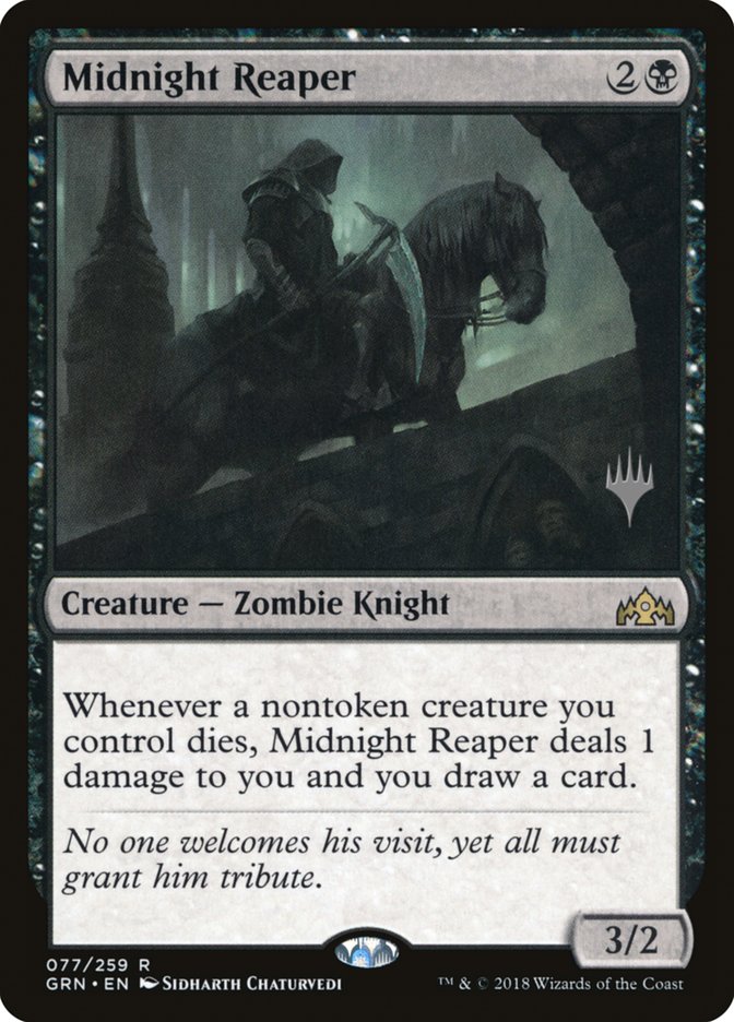 Midnight Reaper (Guilds of Ravnica Promos #77p)