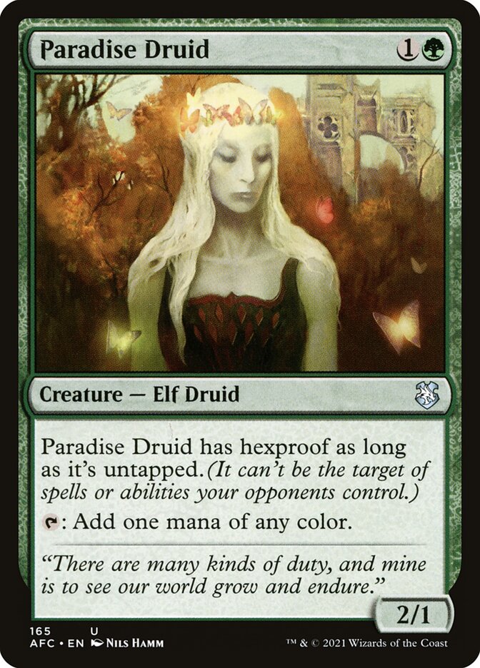 Paradise Druid (Forgotten Realms Commander #165)