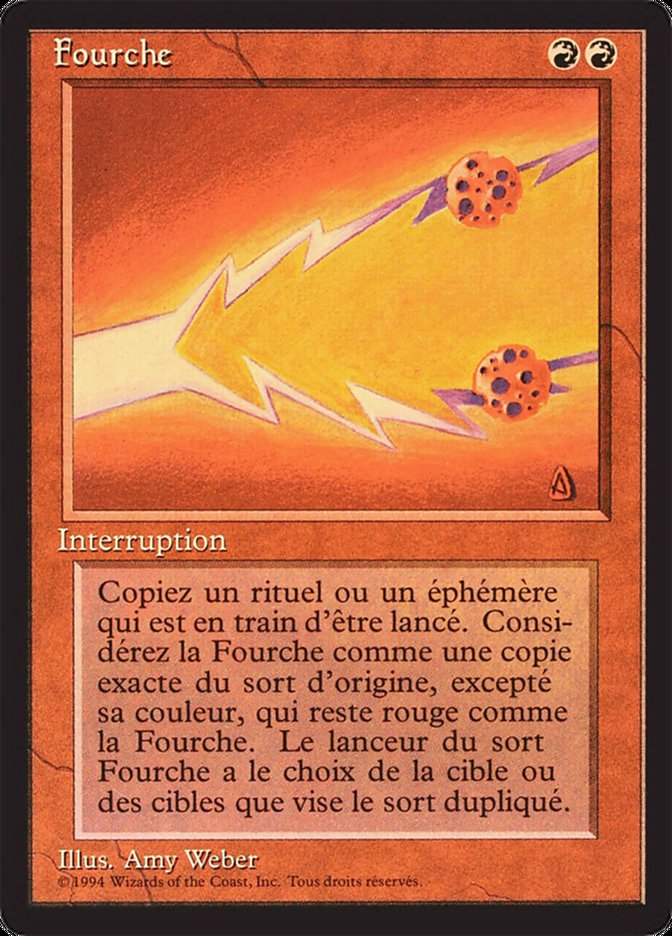Fourche (Fork) · Foreign Black Border (FBB) #153 · Scryfall Magic
