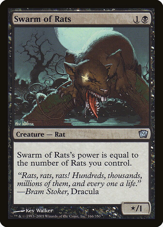 Swarm of Rats (Ninth Edition #166★)