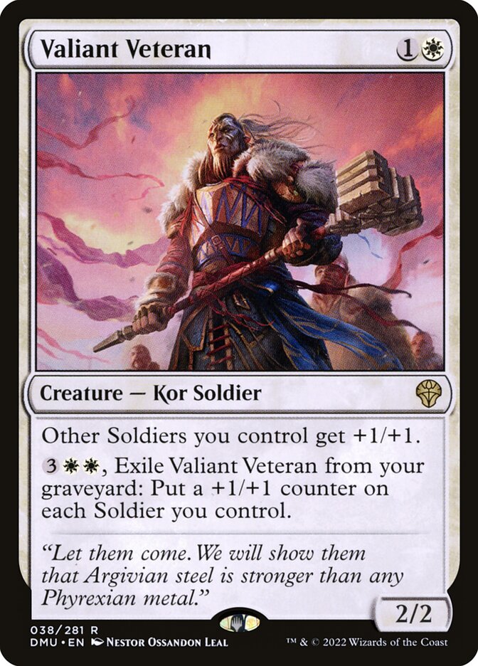 Valiant Veteran (Dominaria United #38)