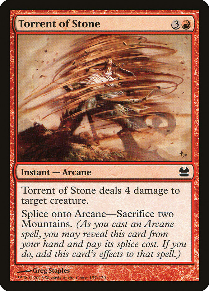 Torrent of Stone (Modern Masters #137)