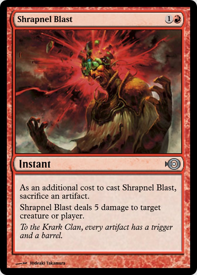 Shrapnel Blast (Magic Online Promos #31443)