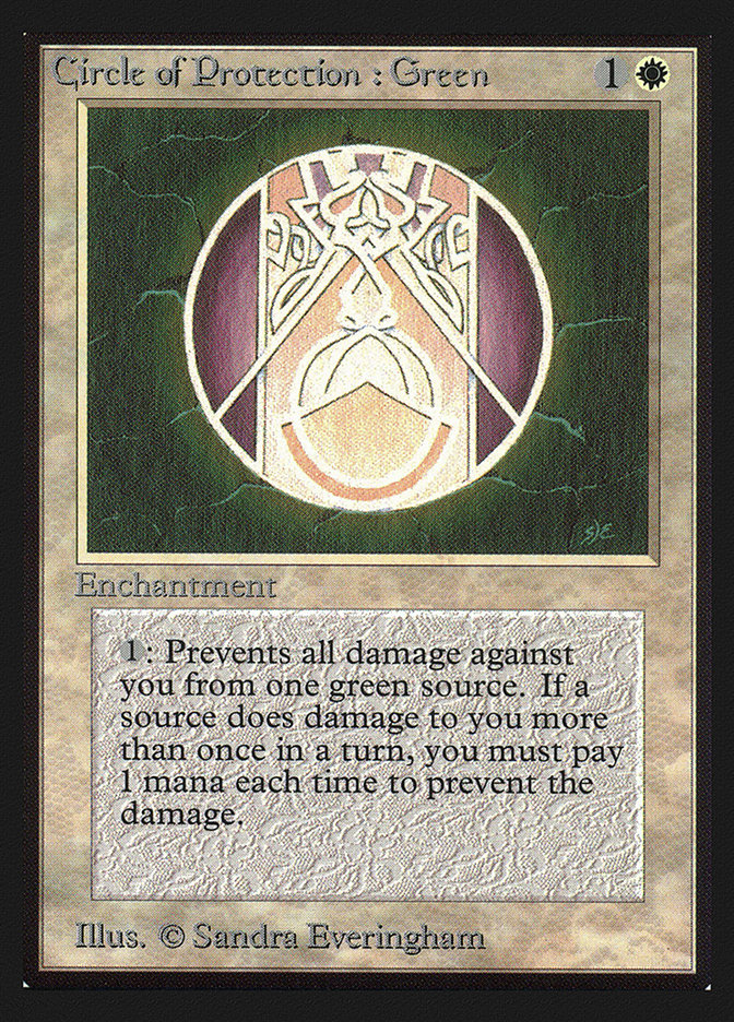 Circle of Protection: Green (Intl. Collectors' Edition #12)