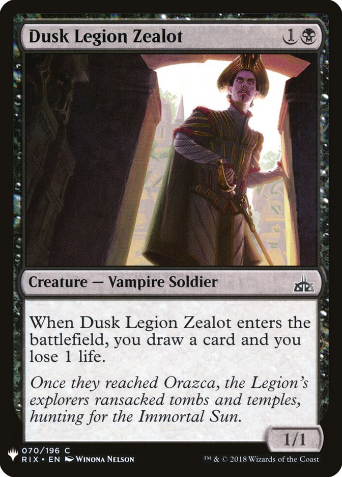 Dusk Legion Zealot (The List #RIX-70)
