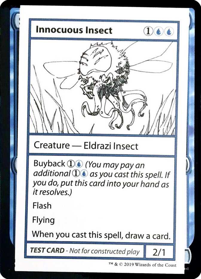 Innocuous Insect (Mystery Booster Playtest Cards 2021 #23)