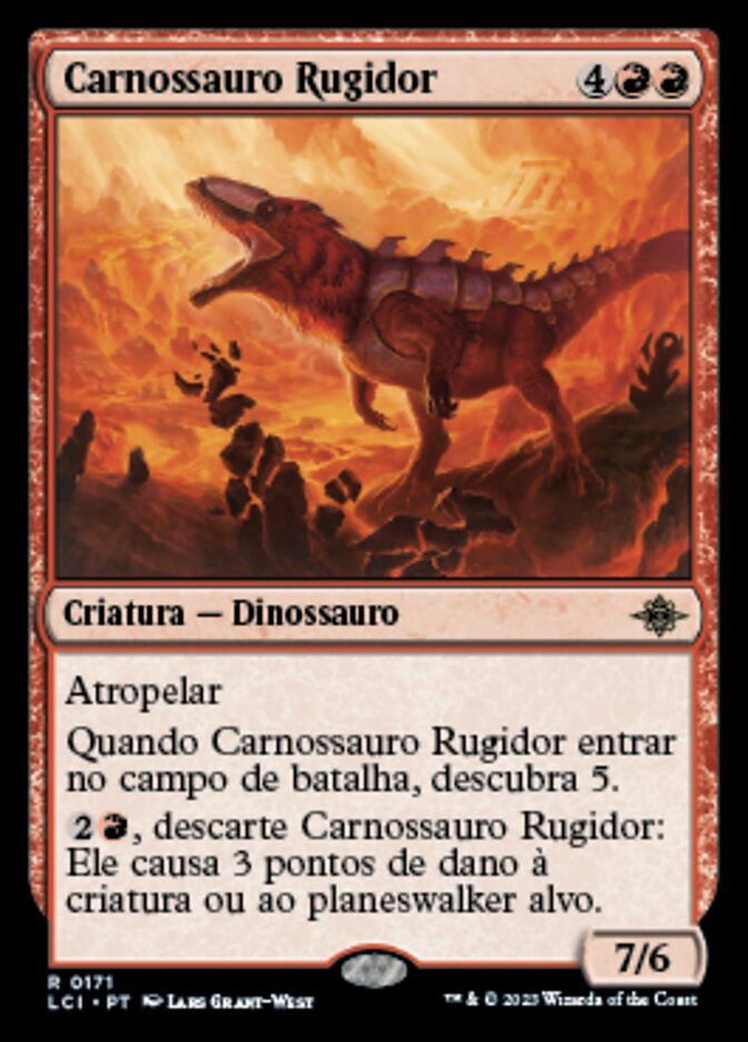 Trumpeting Carnosaur (The Lost Caverns of Ixalan #171)