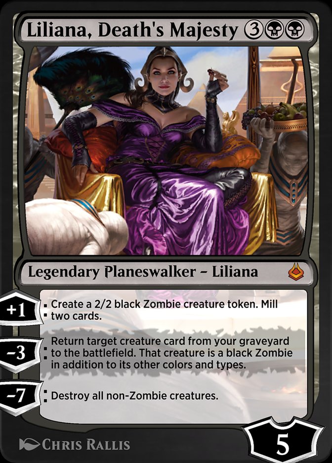 Liliana, Death's Majesty (Amonkhet Remastered #111)