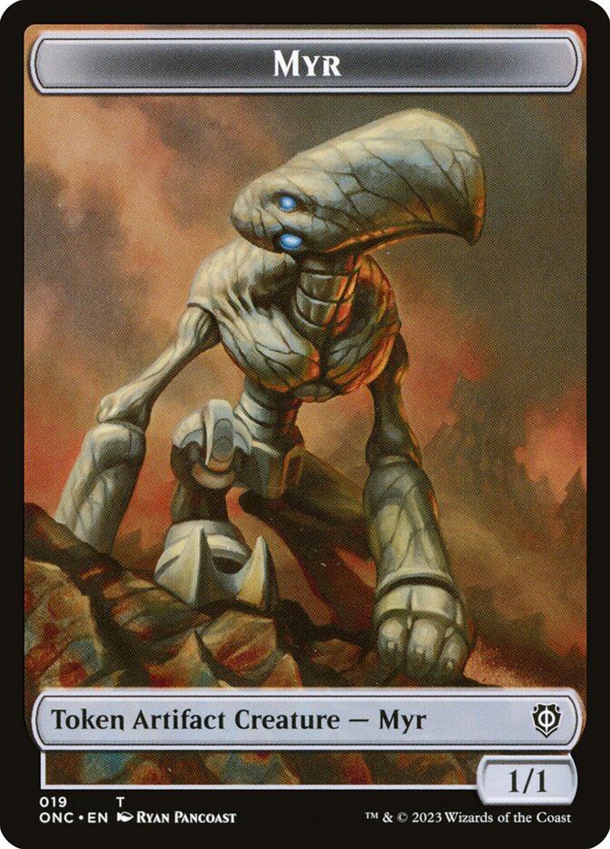 Myr (Phyrexia: All Will Be One Commander Tokens #19)