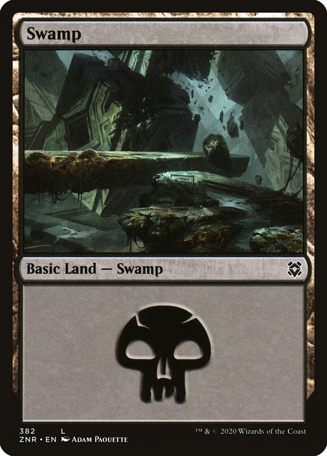 Swamp (Zendikar Rising #382)