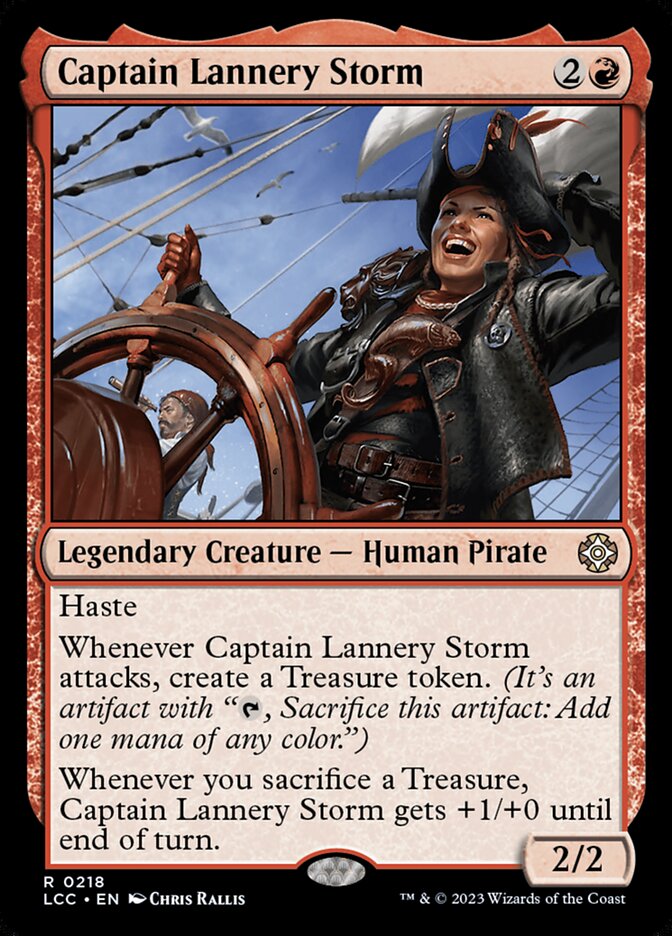 Captain Lannery Storm (The Lost Caverns of Ixalan Commander #218)