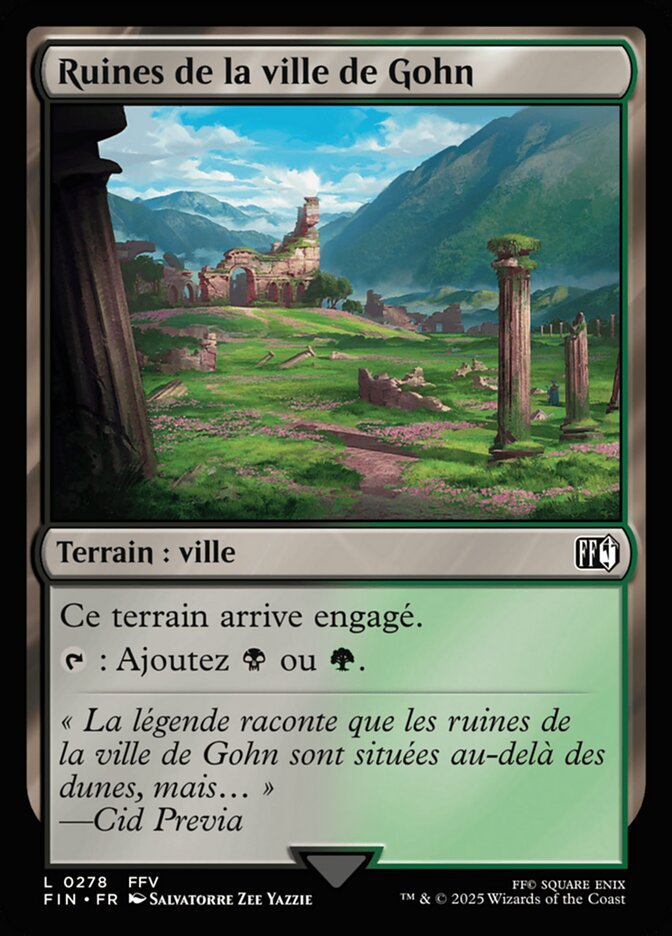 Ruines de la ville de Gohn