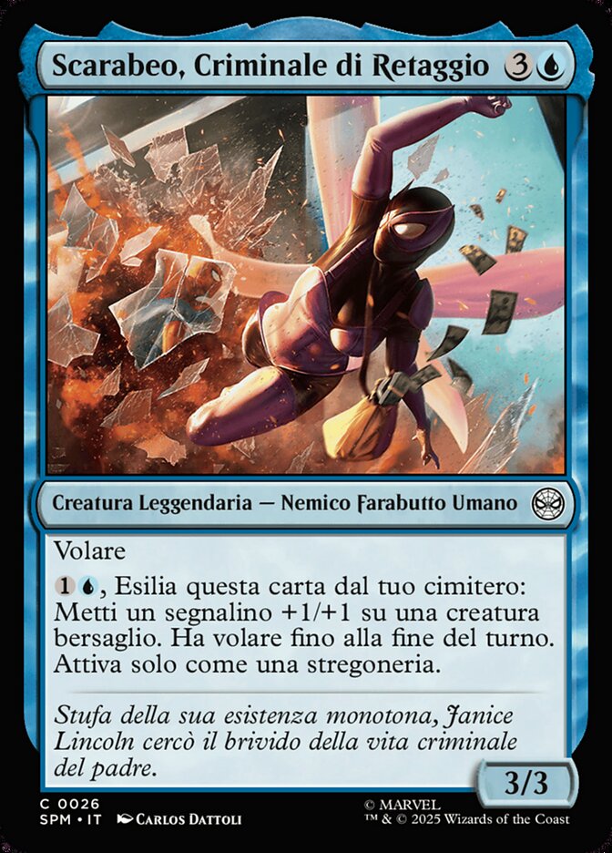 Scarabeo, Criminale di Retaggio